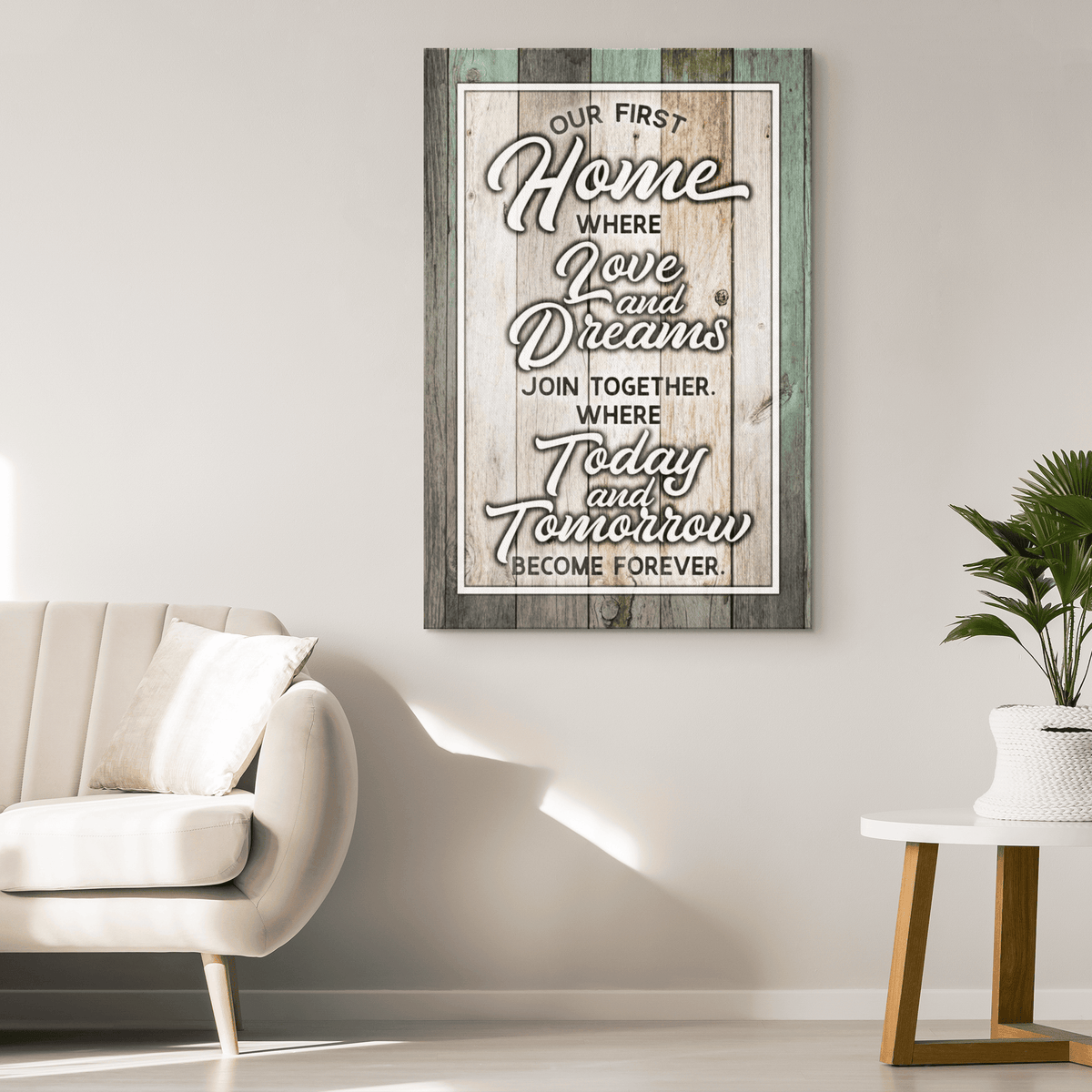 Our First Home Premium Canvas