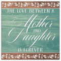 The Love Between a Mother and Daughter Premium Canvas