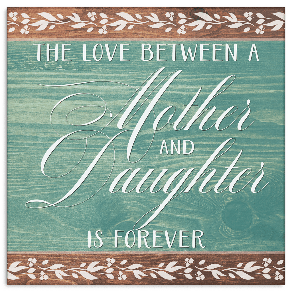 The Love Between a Mother and Daughter Premium Canvas