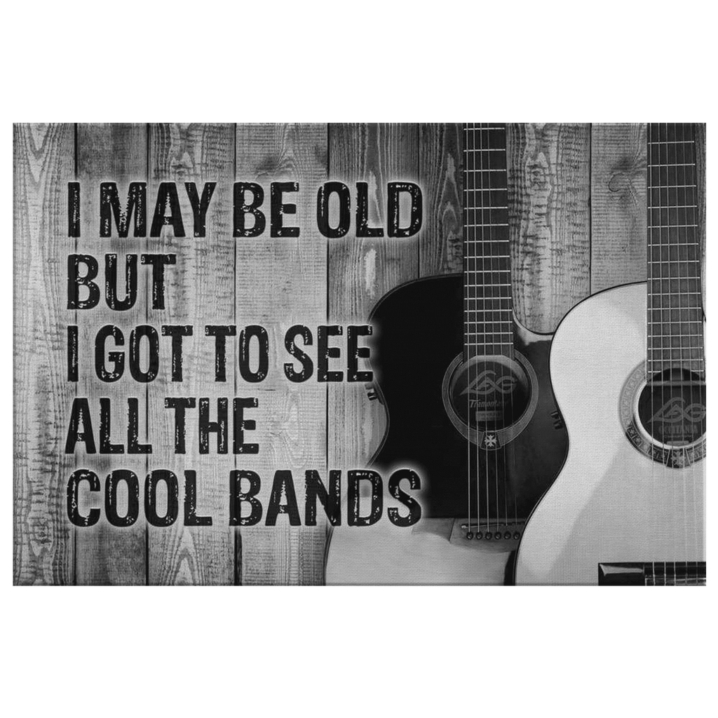 All The Cool Bands Premium Canvas