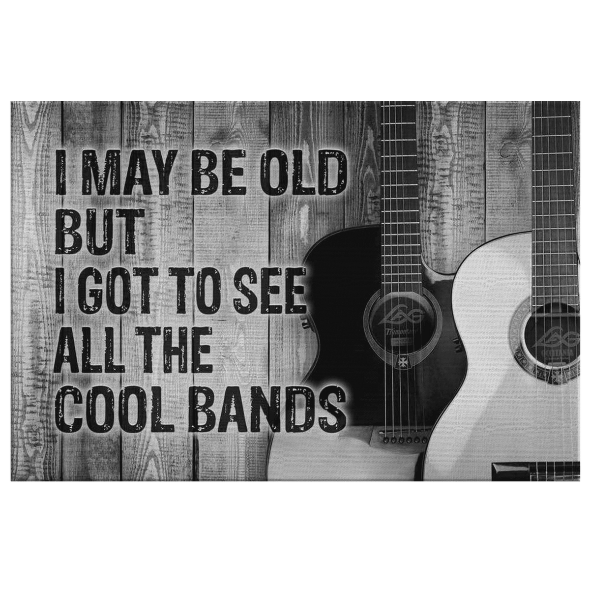 All The Cool Bands Premium Canvas