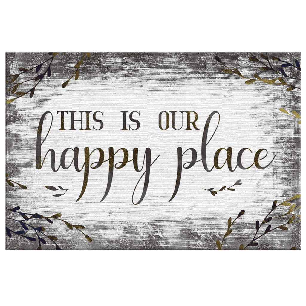 This is Our Happy Place Premium Canvas
