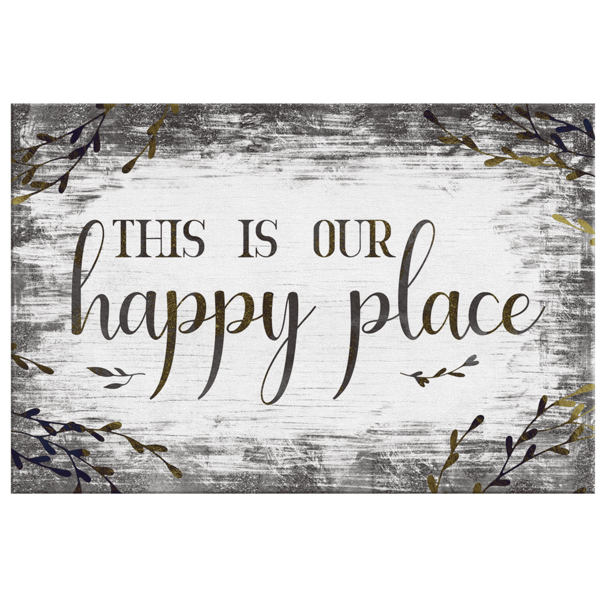 This is Our Happy Place Premium Canvas