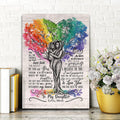 To My Daughter, Love Mom Beautiful Tree Artwork Premium Canvas