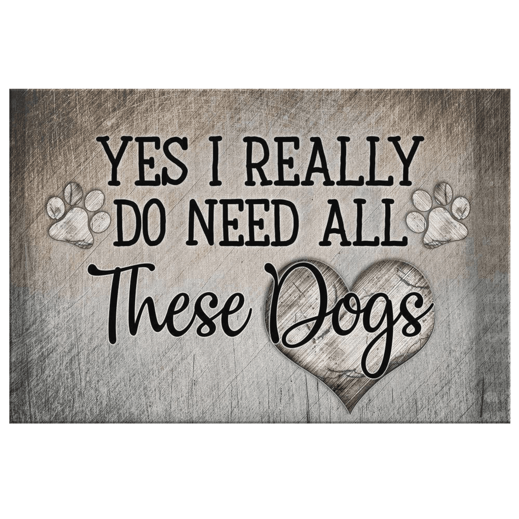 All These Dogs Premium Canvas