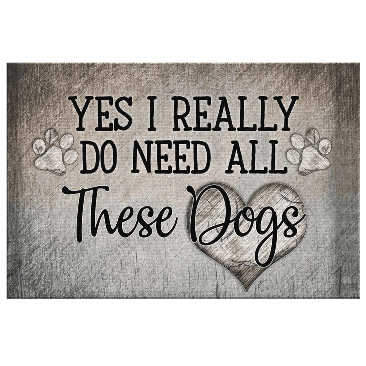 All These Dogs Premium Canvas