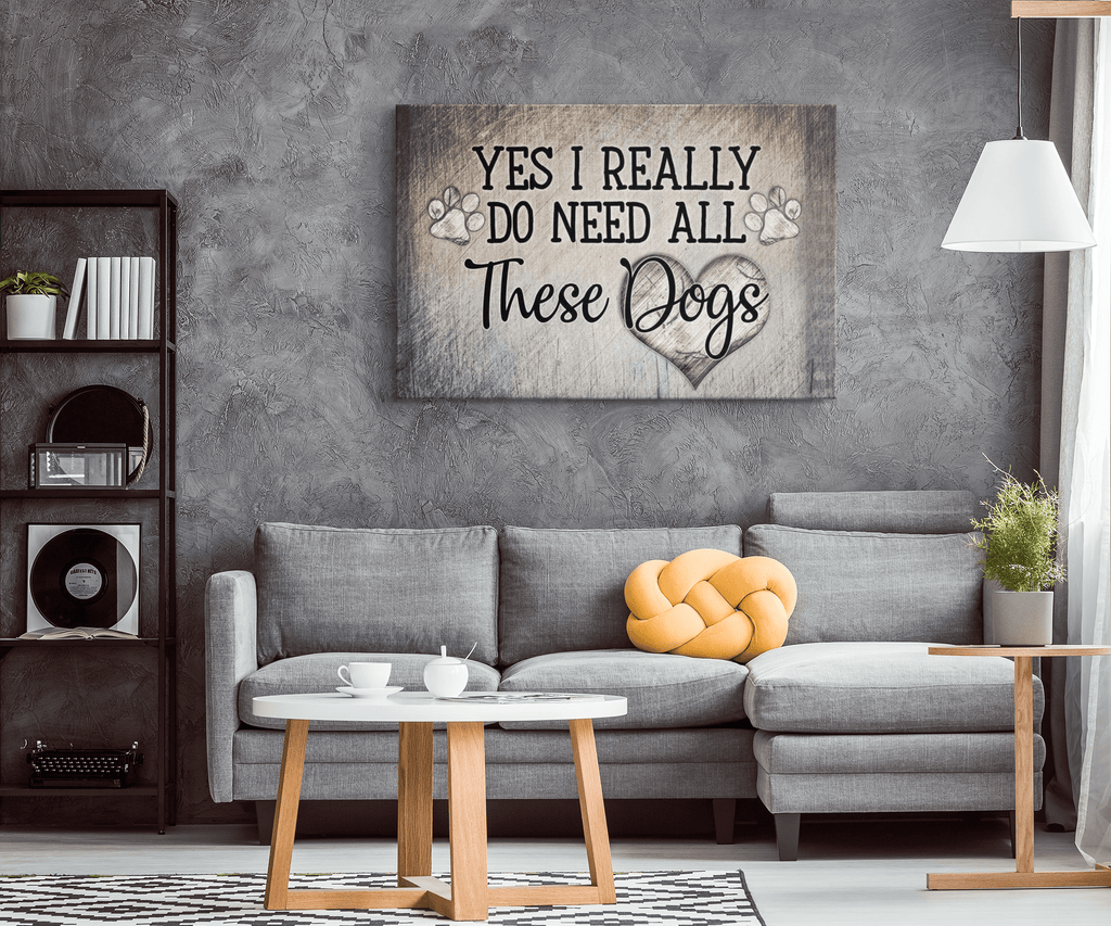 All These Dogs Premium Canvas
