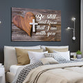 Be Still And Know That I Am With You Premium Canvas