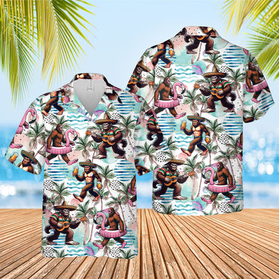 Hawaiian Aloha Shirts Hawaii Gorilla Guitar Summber Vibes