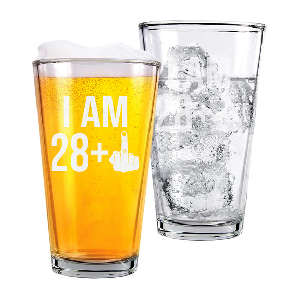 Funny Birthday Gift Beer Glass - Gift For Father's Day, Birthday