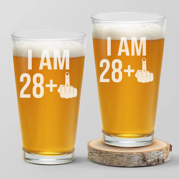 Funny Birthday Gift Beer Glass - Gift For Father's Day, Birthday