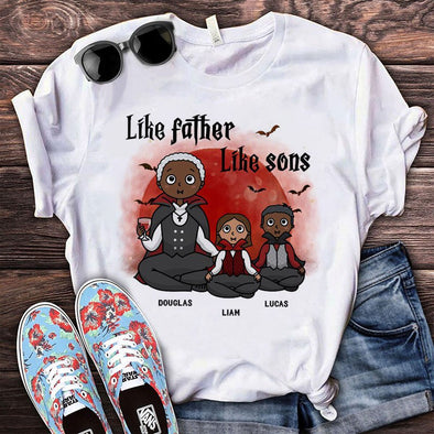 Personalized Like Father Like Dad Father's Day T-Shirt