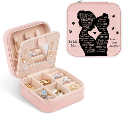 To My Mom I Will Always Be Your Little Girl Jewelry Box - Mother's Day Gift For Mom From Daughter