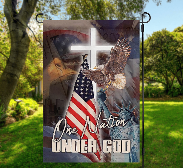 One Nation Under God Garden Flag